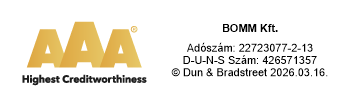Dun & Bradstreet tanúsítvány